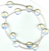 1 10mm Sea Opal Faceted Coin
